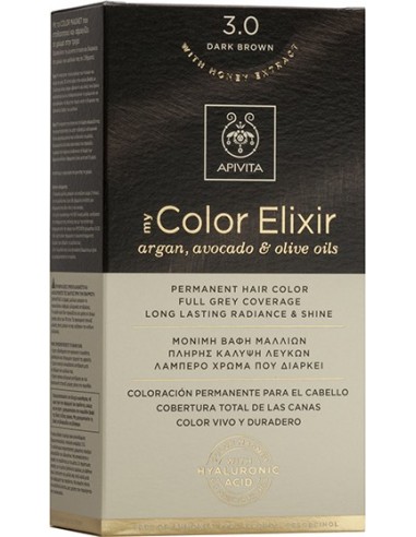 APIVITA MY COLOR ELIXIR 3.0 DARK BROWN 50ml + 75ml + 15ml