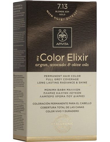 APIVITA MY COLOR ELIXIR 7.13 ΞΑΝΘΟ ΣΑΝΤΡΕ ΜΕΛΙ 50ml + 75ml + 15ml