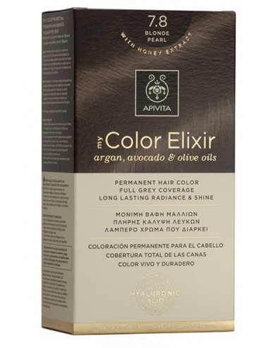 APIVITA MY COLOR ELIXIR 7.8 BLONDE PEARL 50ml + 75ml + 15ml