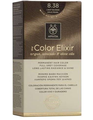 APIVITA MY COLOR ELIXIR 8.38 ΞΑΝΘΟ ΑΝΟΙΧΤΟ ΜΕΛΙ ΠΕΡΛΕ 50ml + 75ml + 15ml