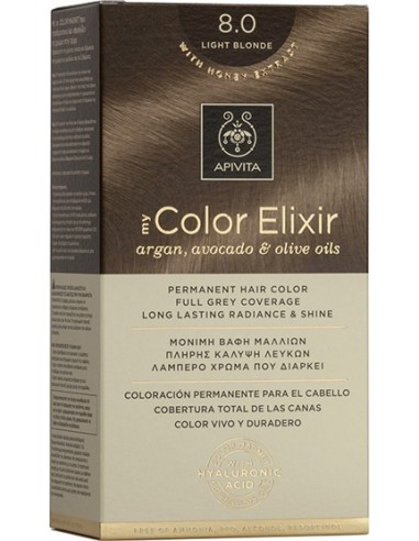 APIVITA MY COLOR ELIXIR 8.0 LIGHT BLONDE 50ml + 75ml + 15ml