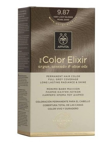 APIVITA MY COLOR ELIXIR 9.87 VERY LIGHT BLONDE PEARL SAND  50ml + 75ml + 15ml