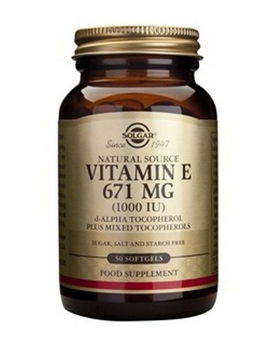 SOLGAR VITAMIN E 671mg (100 iu) 100 softgels