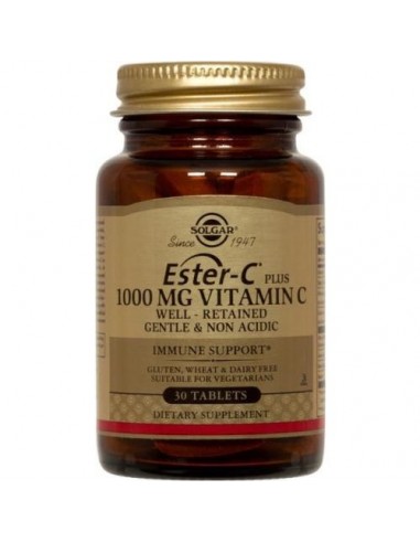 SOLGAR ESTER-C 1000mg PLUS VITAMIN C 30tabs