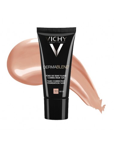 VICHY DERMABLEND FOND DE TEINT FLUIDE CORRECTEUR BEIGE 30 30ml