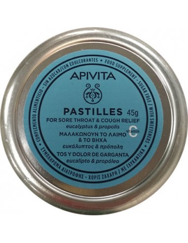 APIVITA  PASTILLES ΕΥΚΑΛΥΠΤΟΣ & ΠΡΟΠΟΛΗ 45gr