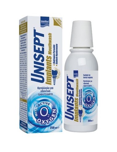 UNISEPT IMPLANTS MOUTHWASH 250ml