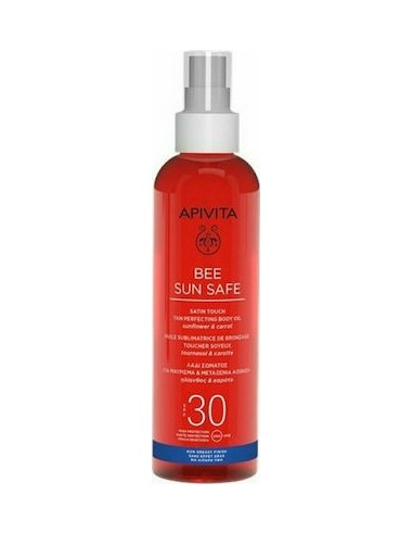 APIVITA BEE SUN SAFE TAN PERFECTING BODY OIL SPF30 200ml