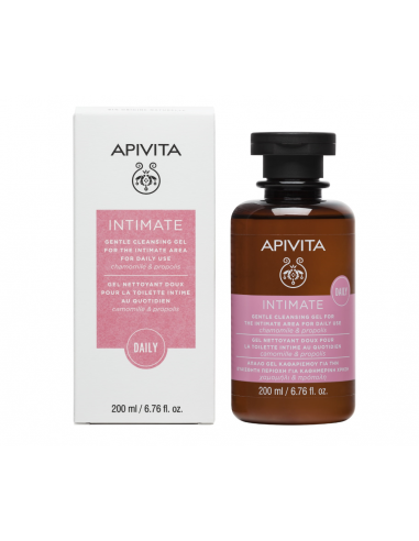 APIVITA INTIMATE DAILY ΑΠΑΛΟ GEL ΚΑΘΑΡΙΣΜΟΥ ΧΑΜΟΜΗΛΙ & ΠΡΟΠΟΛΗ 200ml