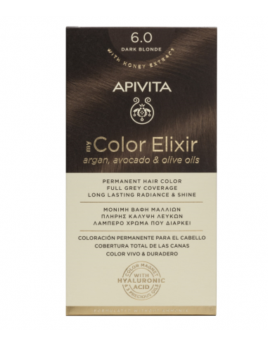 APIVITA MY COLOR ELIXIR 6.0 DARK BLONDE 50ml + 75ml + 15ml