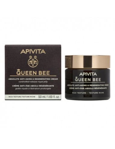 APIVITA QUEEN BEE ΚΡΕΜΑ ΑΠΟΛΥΤΗΣ ΑΝΤΙΓ. ΠΛΟΥΣΙΑΣ ΥΦΗΣ 50ml