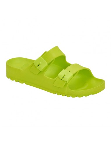 SCHOLL ANATOMIC MULE BAHIA LIME GREEN