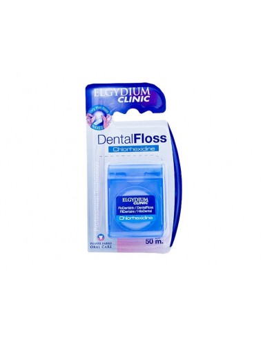 ELGYDIUM DENTAL FLOSS CHX 50m ΜΕ ΧΛΩΡΕΞΙΔΙΝΗ