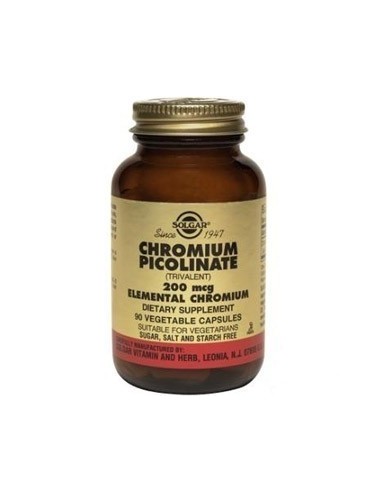 SOLGAR CHROMIUM PICOLINATE 200mg