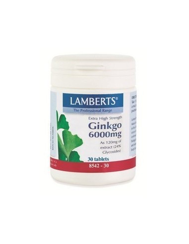 LAMBERTS GINKGO 6000mg 30 TABS