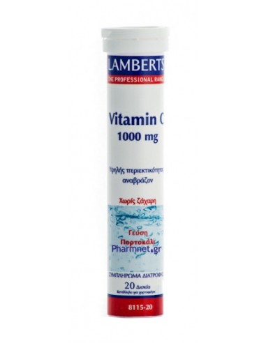 LAMBERTS VITAMIN C-1000mg 20eff.tabs