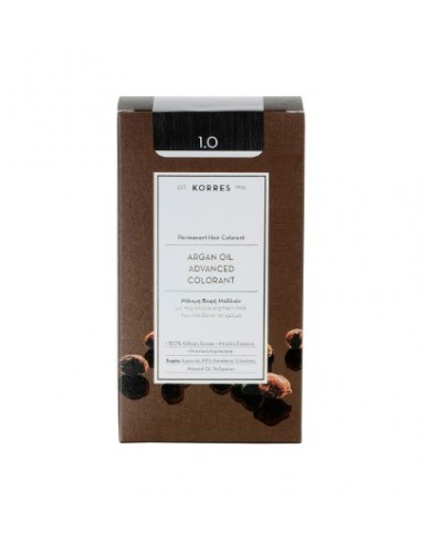 KORRES ARGAN OIL ADVANCED COLORANT 1.0 BLACK 50ml