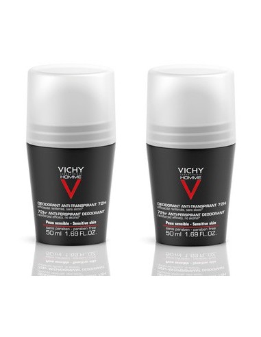 VICHY 2DEO ANTI-TRANSPIRANT 72h 2x50ml -50%