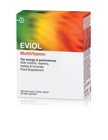 EVIOL MULTIVITAMIN FOR ENERGY & PERFORMANCE WITH COENZYME Q10 30caps