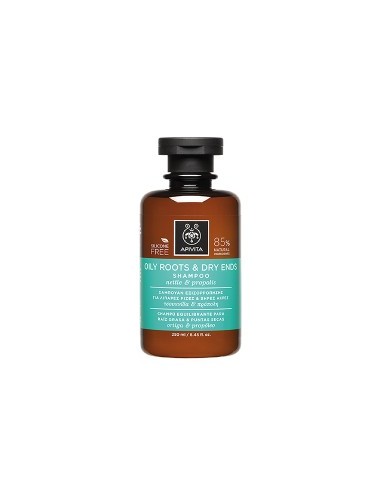 APIVITA OILY ROOTS & DRY ENDS SHAMPOO WITH NETTLE AND PROPOLIS 250ml