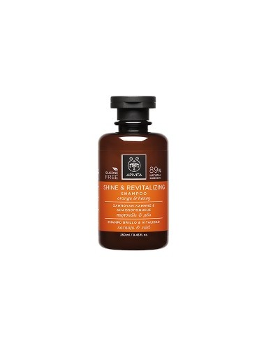 APIVITA SHINE AND REVITALIZING SHAMPOO WITH ORANGE & HONEY 250ml