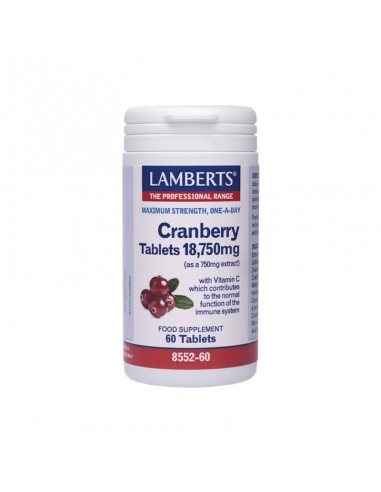 LAMBERTS CRANBERRY 18.750mg 60tabs