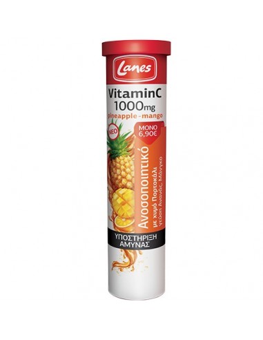 LANES VITAMIN C 1000mg PINEAPPLE 20eff. tabs